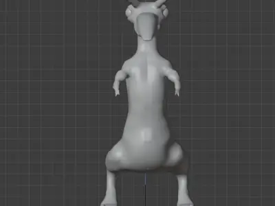 Monster 3D model legs of chicken 3D model