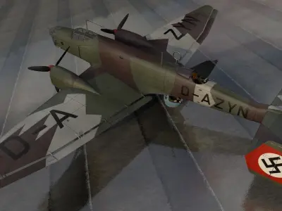 Junkers Ju-86 D-1 3D model