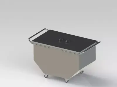Laundry trolley Free 3D model