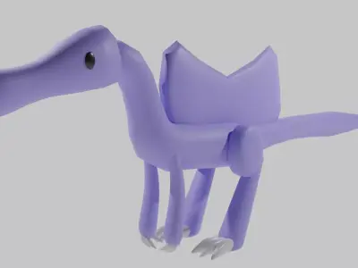 spinosaurus cute 3D model 3D model