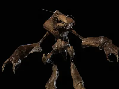 Collector Low-poly 3D model