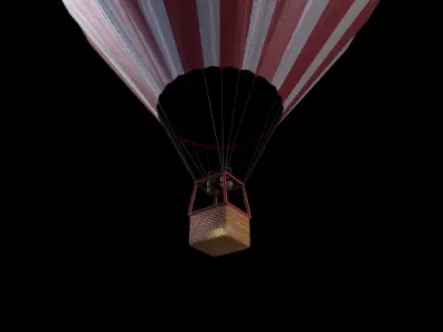 Air Balloon - Gest Low-poly 3D model