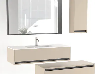 Bathroom Furniture Logik Free 3D model