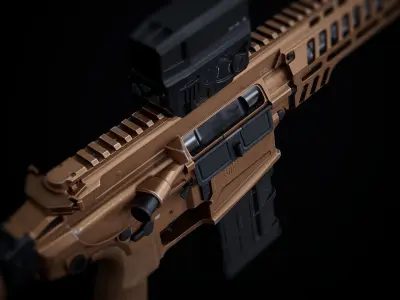 MCX Spear PBR Low-poly 3D model