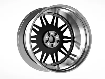 HRE 520Series 528 Low-poly 3D model