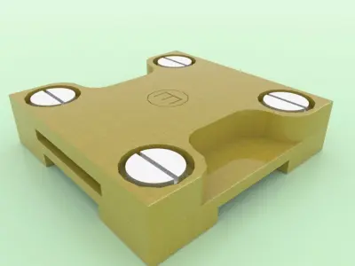 3D Model Lightning Protection and Earthing Accessories Pack Low-poly 3D model