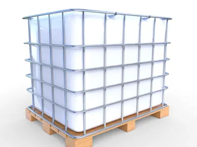 IBC Container 2 Low-poly 3D model
