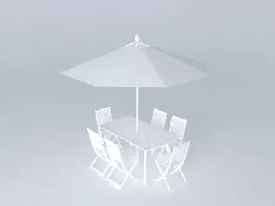 garden table Free 3D model purchase