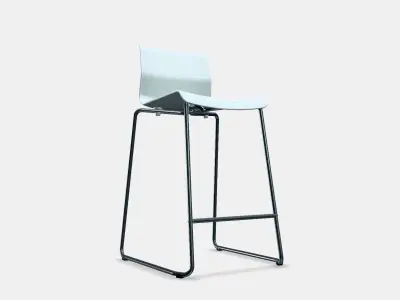 GLENN Bar stool Low-poly 3D model