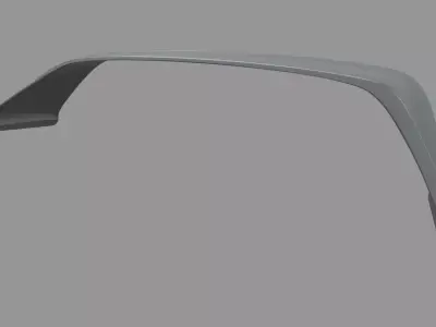 Car Spoiler Toyota Supra Low-poly 3D model