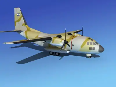 Alenia C-27A Spartan Indian 3D model