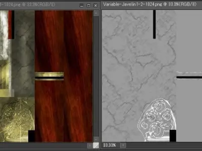 Gimmick weapons Low-poly 3D model