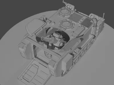 IDF Cardom Mortar 3D print model