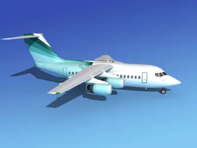 BAe 146-100 Corporate 1 3D model