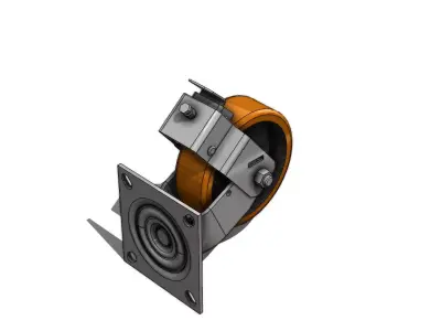 Rodizio Schioppa GMX 62 PE FP Wheel 3D model