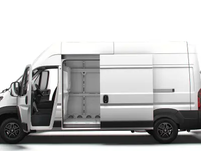 Vauxhall Movano e Van L3H3 HQ Interior 2025 3D model