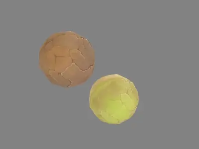 Game Trap - Cartoon Rolling Stones Low-poly 3D model