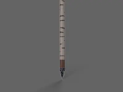 PBR Polearm V4b Low-poly 3D model