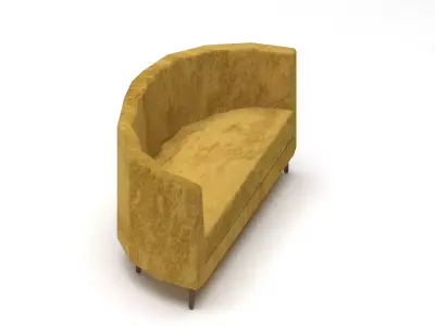 Modern Corner Sofa Chair Free 3D model