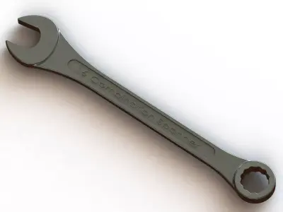 Metric Combination Spanner 16 mm 3D model
