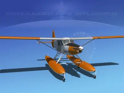 DeHavilland DHC-2 Turbo Beaver V04 3D model