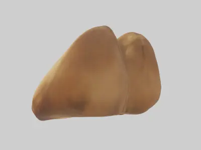 Camel Humps Low-poly 3D model