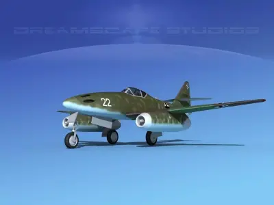 Messerschmitt ME-262A1 Swallow V10 3D model