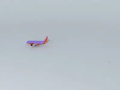 Southwest Airlines flight 345 Free 3D model