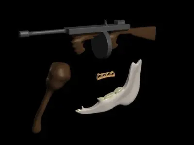 Assorted Weapons 3D model