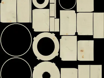 Flame thrower 001 Low-poly 3D model