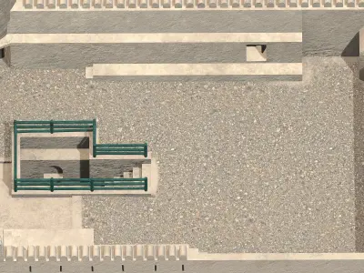 Al Batinah Castle Low Poly PBR Low-poly 3D model