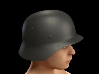 German M40 Stahlhelm 3D model
