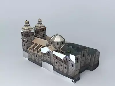 Archpriest Church of Our Lady of Carmen Free 3D model