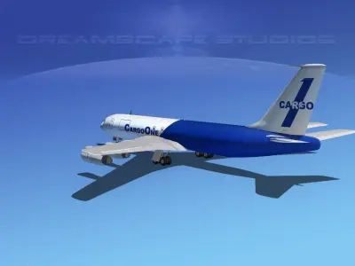 Boeing 707 Cargo One 3D model