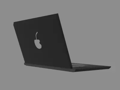 Laptop with camera 3D model