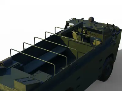 Pegaso 3550 1 VAP amphibious Low-poly 3D model