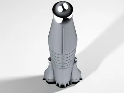 Rocket Missile - Atlas 3D model