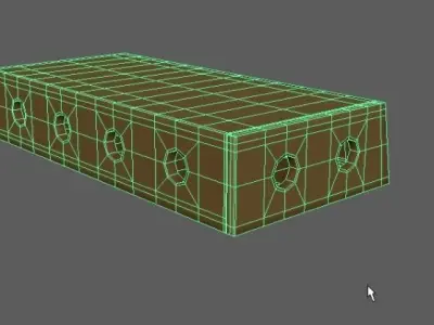 Wooden cage 3D model