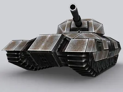 Sci-Fi Tank T-04 3D model