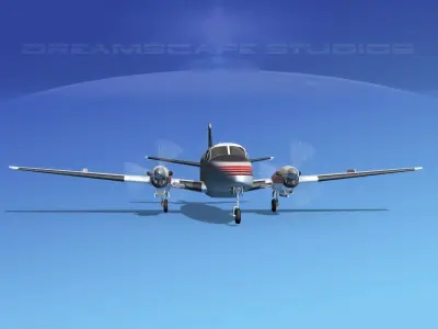 Beechcraft B99 Corporate 1 3D model