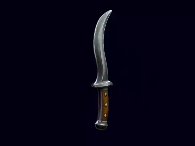 Dagger - Game Ready Weapon Low-poly 3D model
