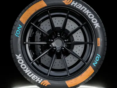 Hankook Formula E 2023 270 40 ZR18 v2 3D model