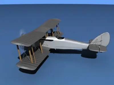 Airco DH-4 Trainer Unmarked 3D model