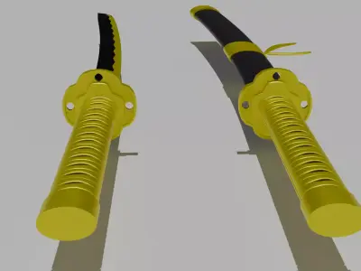 Katana Dorada 3D model