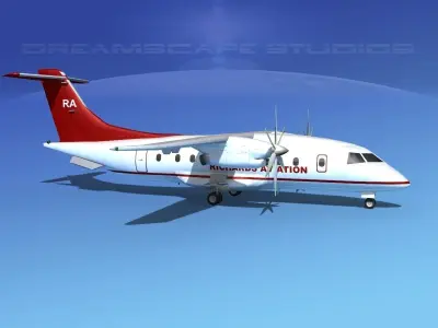 Dornier Do-328-130 Richards Aviation 3D model