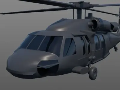 UH-60 Black Hawk 3D model