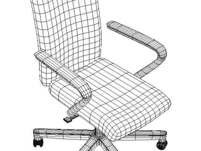 Stylish Regular Office Chair  Free 3D model
