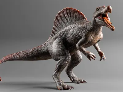 SPINOSAURUS Low-poly 3D model