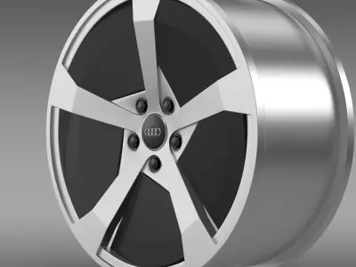 Audi R8 e tron 2013 rim 3D model