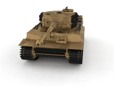 T34-85 Tiger Tank Late Pack with Interior and Engine Bay 3D model